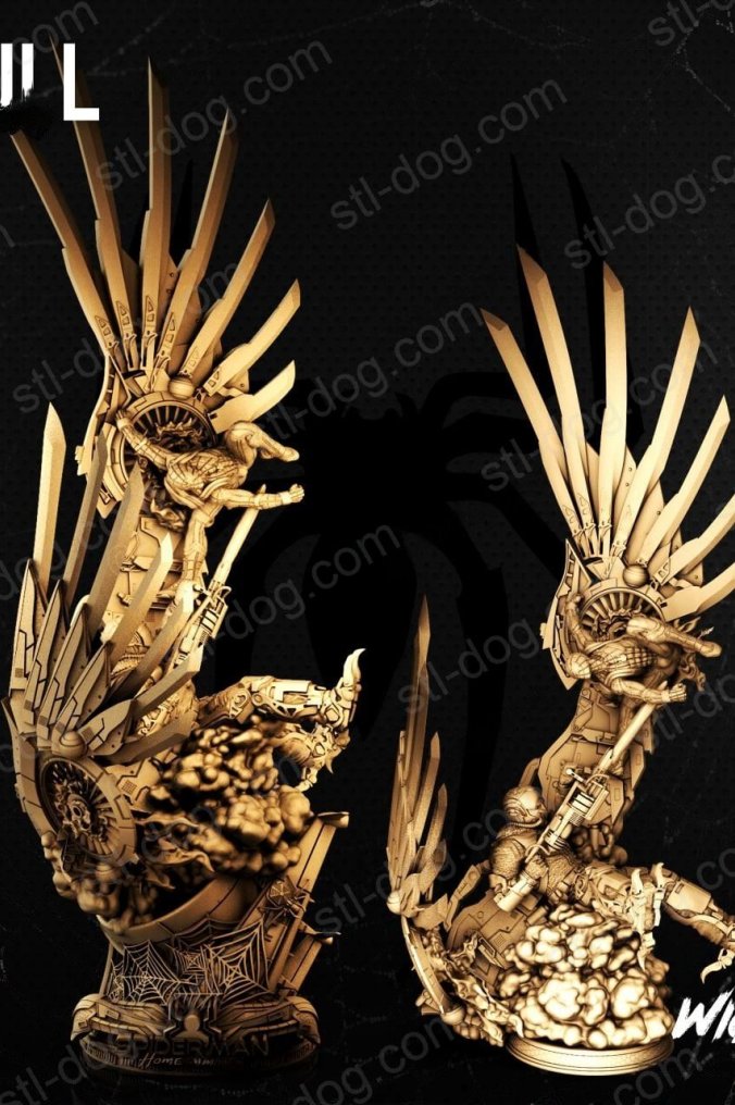 秃鹰vs蜘蛛侠 3D打印图纸